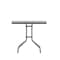 Flash Furniture Barker 31.5'' Silver Square Tempered Glass Metal Table TLH-073A-2-SV-GG - alternate 8